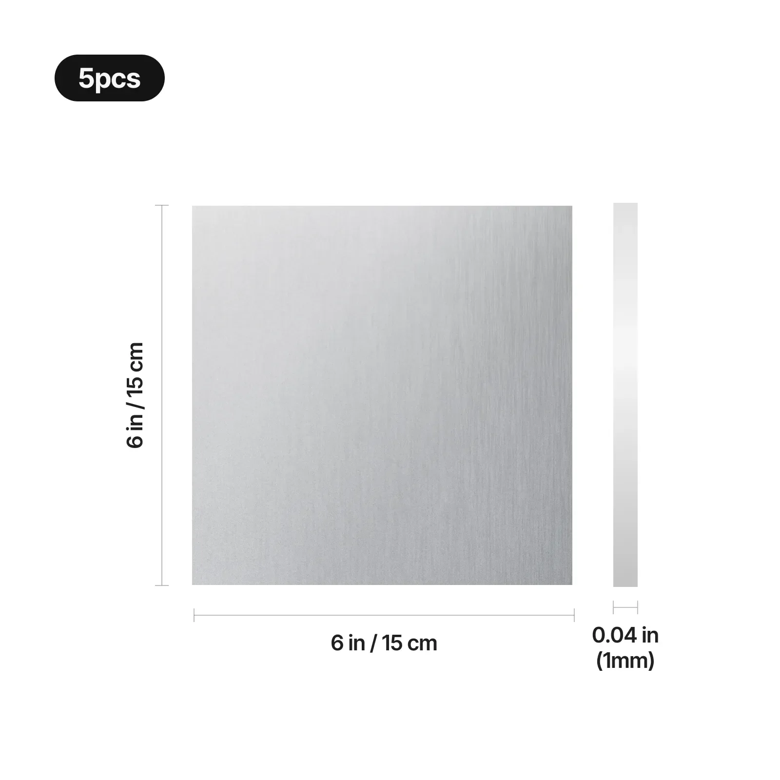 1.2 mm Grade 1 Titanium Sheets (5 pcs) - Image 3