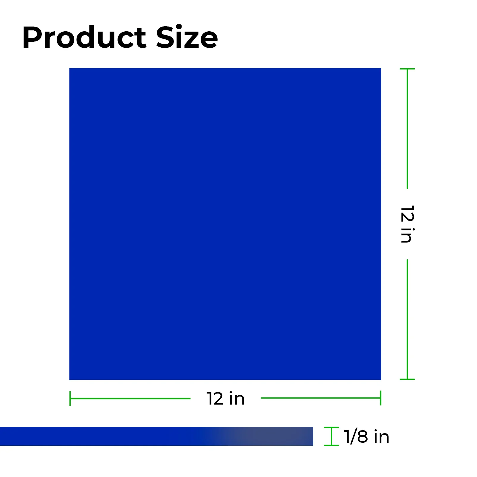 3mm Blue Translucent Glossy Acrylic Sheet Plexiglass (3pcs) - Image 3